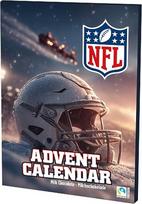 „NFL Premium“ Advento kalendorius, 177 g – oficialus amerikietiškojo futbolo gerbėjų Advento kalendorius – Kalėdų kalendorius NFL gerbėjams – dovanų idėja Advento laikotarpiui