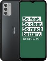 „Nokia G42 5G“ – 6,56 colių HD+ išmanusis telefonas su trimis 50 MP AI galinėmis kameromis, 6GB/128GB atmintimi, 3 dienų baterijos veikimo trukme, „Android 13“, „OZO“ 3D garso įrašymo funkcija, „QuickFix“ remonto paslauga ir dviem SIM kortelėmis – pilko