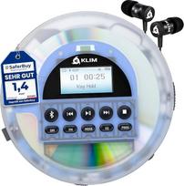„Nomad“ CD grotuvas – nešiojamas „Discman“ su „Bluetooth“, FM radiju ir ausinėmis