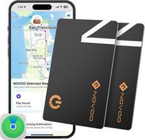 „NOVOO Air Tag“ kortelių piniginė su sekimo funkcija, plona (1,6 mm), išmanioji „Bluetooth“ kortelė, baterijos veikimo trukmė – 6 metai, suderinama su „Apple“ programėle „Where is“ (tik „iOS“), GPS daiktų ieškiklis rankinėms, bagažo žymė – 2 vnt. rinkinys
