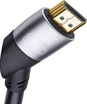 „OEHLBACH Easy Connect“ UHD itin didelės spartos HDMI kabelis – (48Gbit/s, 8K 60 Hz, 4320p, 4K 120 Hz, „Dolby Vision“, „Dynamic HDR 10+“, 21:9, 3D, VRR, eARC) – 1,5 m, juodas