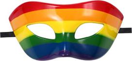 „Oidea“ vaivorykštinė kaukė su gėlėmis ir plunksnomis: vyrams, moterims, LGBT – seksualus plunksnų ir gėlių akių uždangalas, lengva ir patogi puskaukė, skirta kaukių baliui, karnavalui, Velykų kaukių baliui ir kostiumų vakarėliui