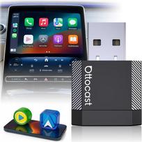 „OTTOCAST“ 2-in-1 belaidis „CarPlay“ ir „Android“ automobilinis adapteris, skirtas „Mercedes“ ir „Volkswagen“ automobiliams, „Mini Nova“ paverčia laidinį ryšį į belaidį „CarPlay“ / „Android“ automobilinį ryšį, automatinis prisijungimas, kompaktiškas USB r