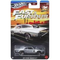 Hot Wheels Fast & the Furious Modeliukas 1970 Dodge Charger RT, silver (yra sandėlyje)