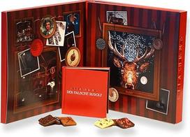 „Peters Mit Genuss“ vilioja „Criminal Christmas“ „The False Rudolf“ Advento kalendoriumi su alkoholiu, Kalėdų kalendoriumi, triufelių šokoladu, 255 g