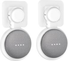 „PlusAcc“ 2 vnt. sieniniai laikikliai, skirti „Google Nest Mini“ arba „Home Mini“ (balti)