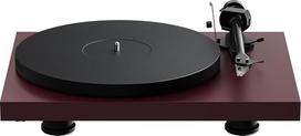 „Pro-Ject Debut EVO 2 Carbon“ patefonas su tonearmu, satininio vyno raudonos spalvos