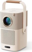 „Projector Sound by JBL“, T2 nešiojamasis projektorius, FHD 1080P raiška, skirtas naudoti lauke, su 2,5 val. veikiančiu įmontuotu akumuliatoriumi / automatiniu fokusavimu / trapezoidės korekcija. Mažas projektorius, skirtas namų kino sistemai, suderinamas
