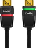 „PureLink“ ULS1005-100 sertifikuotas aktyvus didelės spartos HDMI kabelis su Ethernet jungtimi, be halogenų, su saugos fiksatoriumi (suderinamas su HDMI 2.0, UltraHD skiriamoji geba iki 4096 x 2304 pikselių (4K2K Quad FullHD 2160p))