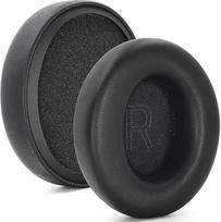 „Razer Kraken V4“ / „V4X“ / „V4PRO“ atsarginės ausinių pagalvėlės žaidimų ausinėms, veganiška oda, juodos spalvos, 100 mm