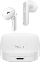 „Redmi Buds 6 Active“ – ausinės, „Bluetooth 5.4“, iki 30 valandų baterijos veikimo laikas, 14,2 mm dinaminis garsiakalbis, IPX4 atsparumas vandeniui, triukšmo slopinimas pokalbių metu, baltos spalvos