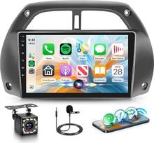 „Rimoody“ automobilių radijas, skirtas „Toyota RAV4“ (2001–2006 m.) su belaidžiu „CarPlay“ ir „Android Auto“