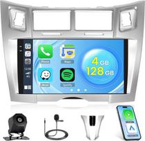 „Roinvou“ 4+128G automobilių radijas su „Android 15“ sistema, skirtas „Toyota Yaris“ / „Vizi“ (2005–2011 m.) modeliams, su belaidžiu „CarPlay“ ir „Android Auto“ palaikymu, 9 colių „Incell“ jutikliniu ekranu, GPS navigacija, „Bluetooth“, ekvalaizeriu, „Wi-