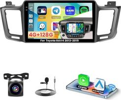 „Roinvou“ 4+128G „Android 15“ automobilių radijas, skirtas „Toyota RAV4“ (2013–2019 m.) su „CarPlay“ ir „Android Auto“ funkcijomis, 10 colių „Incell“ jutikliniu ekranu, GPS, „Bluetooth“, ekvalaizeriu, „Wi-Fi“, RDS, FM, SWC, mikrofonu ir atbulinės eigos ka