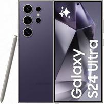 „Samsung Galaxy S24 Ultra“ AI išmanusis telefonas, „Android“ mobilusis telefonas be sutarties, 12GB RAM / 256GB atminties, 200 MP kamera, „S Pen“, ilgas baterijos veikimo laikas, titano violetinė spalva
