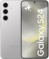 „Samsung Galaxy S24“ AI išmanusis telefonas, „Android“ mobilusis telefonas be sutarties, 8GB RAM, 128GB atminties, 50 MP kamera, ilgas baterijos veikimo laikas, marmuro pilkos spalvos