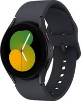 „Samsung Galaxy Watch5 Round“ „Bluetooth“ išmanusis laikrodis su „Wear OS“, skirtas sportui, fitneso sekiklis, 40 mm, grafito spalvos