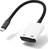 „SinLoon“ 2-in-1 USB-C vaizdo adapteris, palaikantis 8K @ 60 Hz, skirtas AR akiniams