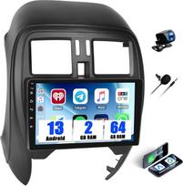 „SIXWIN“ 2+64G „Android 13“ automobilių radijas, skirtas „Nissan Micra“ (2010–2013 m.) modeliams, su „CarPlay“ / „Android Auto“ / „MirrorLink“, 9 colių jutikliniu ekranu su „Wi-Fi“, GPS, „Bluetooth“, FM/RDS, ekvalaizeriu ir atbulinės eigos kamera