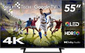 „Smart Tech“ 55QG06K QLED televizorius, 55 colių, „Google Smart TV“, 4K UHD skiriamoji geba