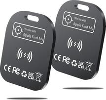 „Smart Wallet Tracker Card Slim“ – plonas, įkraunamas „Bluetooth“ sekiklis ir daiktų ieškiklis, suderinamas su „Apple Find My“ (tik „iOS“) funkcija, skirtas bagažui ir piniginei. 2 vnt. rinkinys (juodos spalvos)