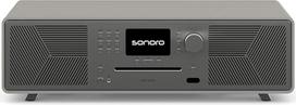 „Sonoro Meisterstück“ (2-oji karta) kompaktiška sistema su CD grotuvu („AirPlay“, „Google Cast“, „Spotify“, FM, DAB+) smiltainio spalvos