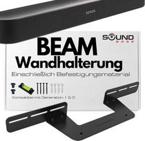 „Sound Bass“ garso kolonėlės laikiklis, skirtas „Sonos Beam“ – suderinamas su 1-osios ir 2-osios kartos „Sonos Beam“ garso kolonėlėmis. Komplekte yra visi reikalingi tvirtinimo elementai, tvirtinimo laikiklis, juodos spalvos