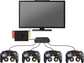 „Steelplay“ – „GameCube“ valdiklio adapteris, „Wii U“ „GameCube“ valdiklio adapteris, 4 prievadų valdiklio-gamepado keitiklis, skirtas „Nintendo Switch“ / „Wii U“ / kompiuteriui, prabangus išvaizdos, švelnus liesti – juodos spalvos