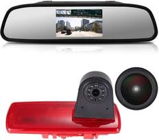 „Super HD“ stabdžių žibintų kamerų rinkinys su veidrodėlio monitoriumi, atbulinės eigos kameros pakaitalas, skirtas „Opel Vauxhall Vivaro B Combi Box Turbo FWD X82 Van Box MK2“ / „NV300 Box X82 J4“
