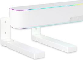 „Suptek“ SPLK201W universalus garso kolonėlės laikiklis, skirtas „Sonos“, „Bose“, „JBL Bar“, „Samsung Beam“ įrenginiams, reguliuojamas garsiakalbių laikiklis, garso kolonėlė, sieninis laikiklis