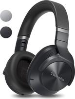 „Technics“ EAH-A800E-K „Bluetooth“ ausinės, uždedamos ant ausų, su triukšmo slopinimu ir mikrofonu, ergonomiškas dizainas, lengvas prijungimas, juodos spalvos