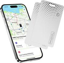 „TIMU Air Smart Tag“ kortelė, suderinama su „Apple Find My“, plona piniginės sekimo kortelė, atspari vandeniui pagal IP68 standartą (tik „iOS“), įkraunamas piniginės sekimo įrenginys, kortelė rankinei ar lagaminui, balta