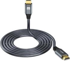 „Twozoh“ 4K HDMI kabelis, 15 m, didelės spartos HDMI 2.0 kabelis, apipintas HDMI–HDMI kabelis, suderinamas su PS5, PS3, PS4, kompiuteriu, projektoriumi, HDTV, „Xbox“