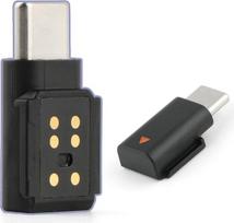 „Type-C“ sąsaja, skirta „DJI Mic Mini“ imtuvo adapteriui. Garso priedai. Mikrofoninis imtuvas, skirtas „Mic Mini“ su „USB-C“ jungtimi. Galima prijungti prie mobiliųjų telefonų ir įrašymo įrenginių. „Plug and Play“ XX