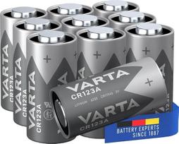 „Varta Professional“ ličio baterija CR123A, 3 V / 1 600 mAh / 10 vnt. atskirų blisterinių pakuočių