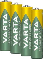 „VARTA“ AAA baterijos, įkraunamos, 6 vnt., „Recharge Accu Recycled“ (4 vnt. pakuotė)