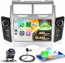 „VECHTEL“ 4G+64G automobilių radijas su „Android 15“ sistema, skirtas „Toyota Yaris“ (2005–2011 m.), 7 colių HD jutiklinis ekranas, belaidis „CarPlay“, „Android“, automobilių GPS, „Wi-Fi“, USB, „Bluetooth 5.0“, FM, RDS radijas, atbulinės eigos kamera