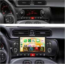 „VECHTEL“ „Linux“ automobilių radijas, skirtas „FIAT Panda“ (2013–2020 m.), belaidis „CarPlay“ ir „Android Auto“, 7 colių HD IPS jutiklinis ekranas, „Vi-Link“, „Bluetooth“, FM/RDS radijas, DSP, „Mirror Link“, valdymas nuo vairo, atbulinės eigos kamera