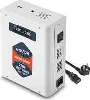 „VEVOR“ 3000 VA didelės galios įtampos mažinimo keitiklis, 220 V į 110 V maitinimo transformatorius su 2 JAV tipo lizdais, USB išėjimu, LCD ekranu ir temperatūros apsauga, skirtas 110 V įrenginiams