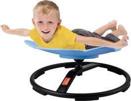 „VEVOR“ vaikų sensorinė 360° pasukama kėdė, 100 kg apkrova, koordinacija ir pusiausvyra, dramblys, mėlyna