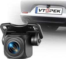 „Vtopek“ AHD 1080P atbulinės eigos kamera, atbulinės eigos kamera, IP69 atsparumas vandeniui, priekinė ir galinė kameros, aiškus naktinis matymas, 140° plataus kampo objektyvas, parkavimas, universali 12–24 V, skirta automobiliams, transporto priemonėms,