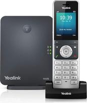 „Yealink W60P“ belaidis TFT ragelis, juodos ir sidabrinės spalvos IP telefonas (atnaujintas)