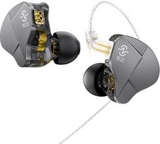 „Yinyoo CCZ MC01 Soul“ ausinės su įdėklais (IEM), 10 mm PET dvigubo magneto DD laidinės ausinės su 3,5 mm jungtimi, nuimamu kabeliu iš deguonies neturinčio vario su sidabro danga, nesusipainiojančios, lengvos ausinės, skirtos audiofilams
