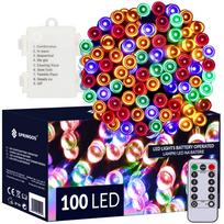 Lempučių girlianda Springos CL4036, 10.5 m, įvairių spalvų, 100 LED