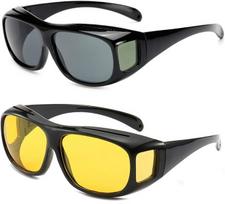 Teleskopai ir mikroskopai, UV400 naktinio matymo akiniai - Fit Over Prescription Glasses Akiniai nuo saulės, 2 vnt (1)