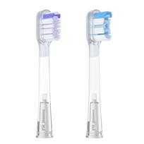 Toothbrush heads Hoco HP64 1x soft 1x hard white
