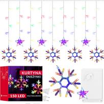 LED lempučių užuolaida Springos CL4137 150 Led, 2.5 m, įvairių spalvų, 150 LED