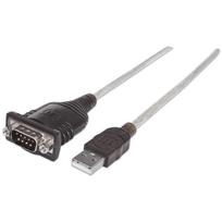 Manhattan USB to Serial/RS232 Conveter USB/RS-232, M/M,