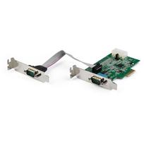 StarTech.com 2-Port Pci Express Rs232  Serial Adapter Card - Pcie