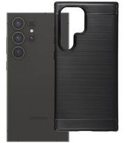 Juodas dėklas Samsung Galaxy S24 Ultra telefonui "Carbon 2.0"